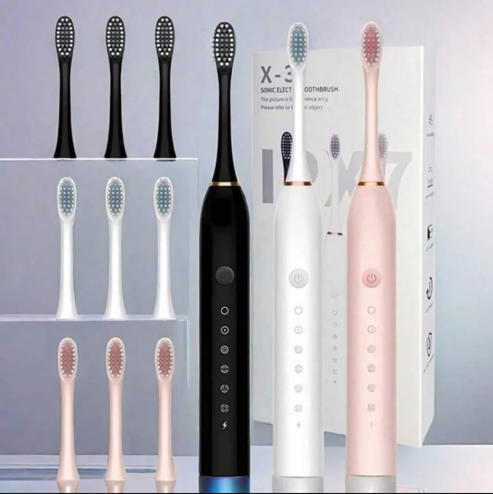 X-3 Sonic Electric Toothbrush In Black